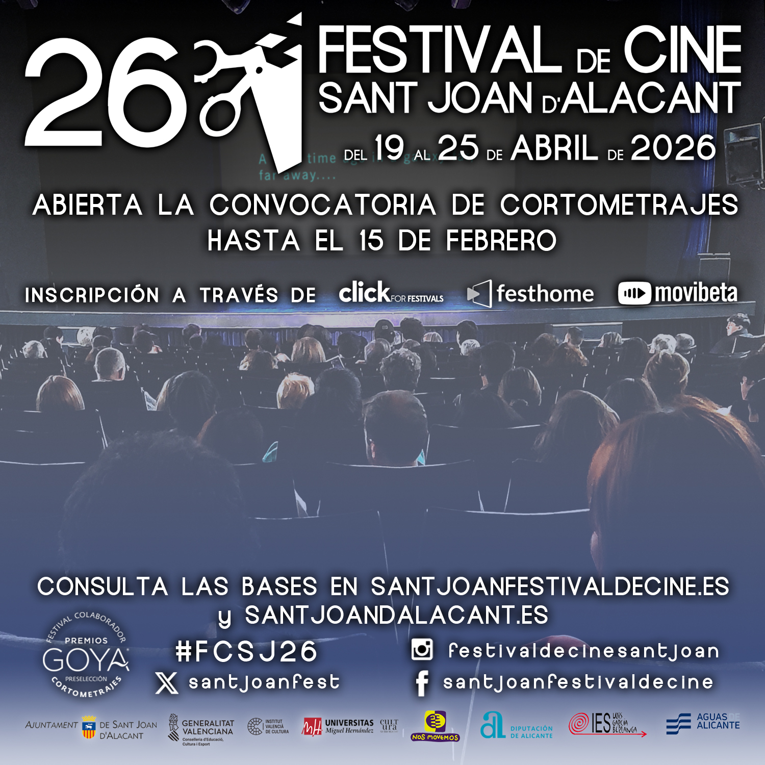 Cartel de inscripciones del FCSJ26